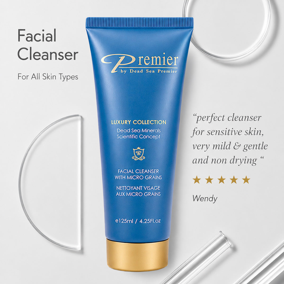 Classic Luxury Facial Cleanser With Micro Grains