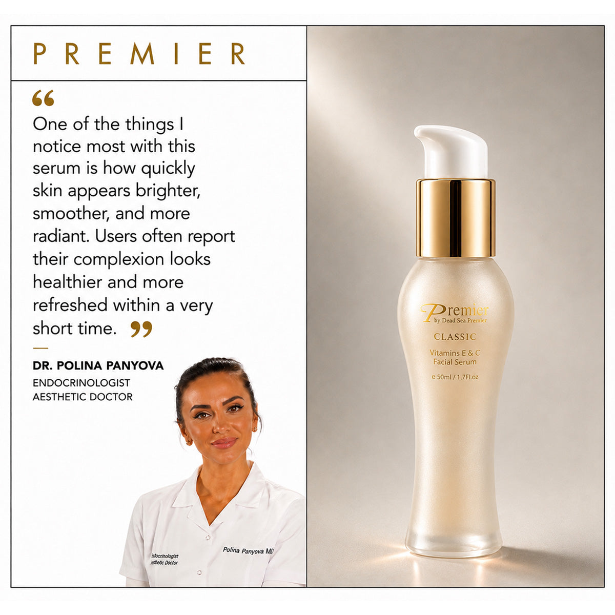 Classic Concentrated Facial Serum with Vitamins E & C