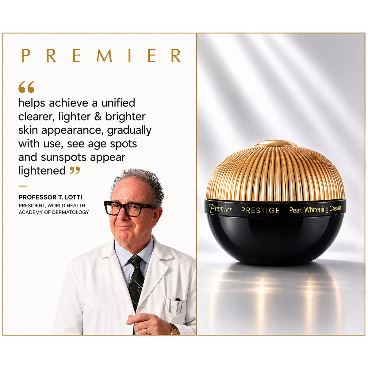 Prestige White Pearl Whitening Cream Complex - All Skin Types