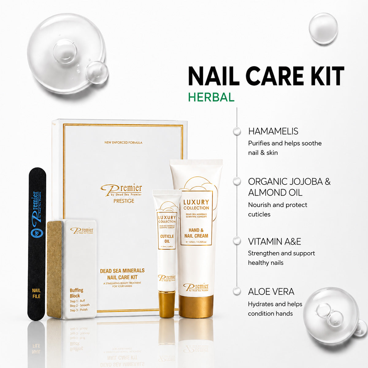 Beautifying Luxury Nail Kit - Herbal