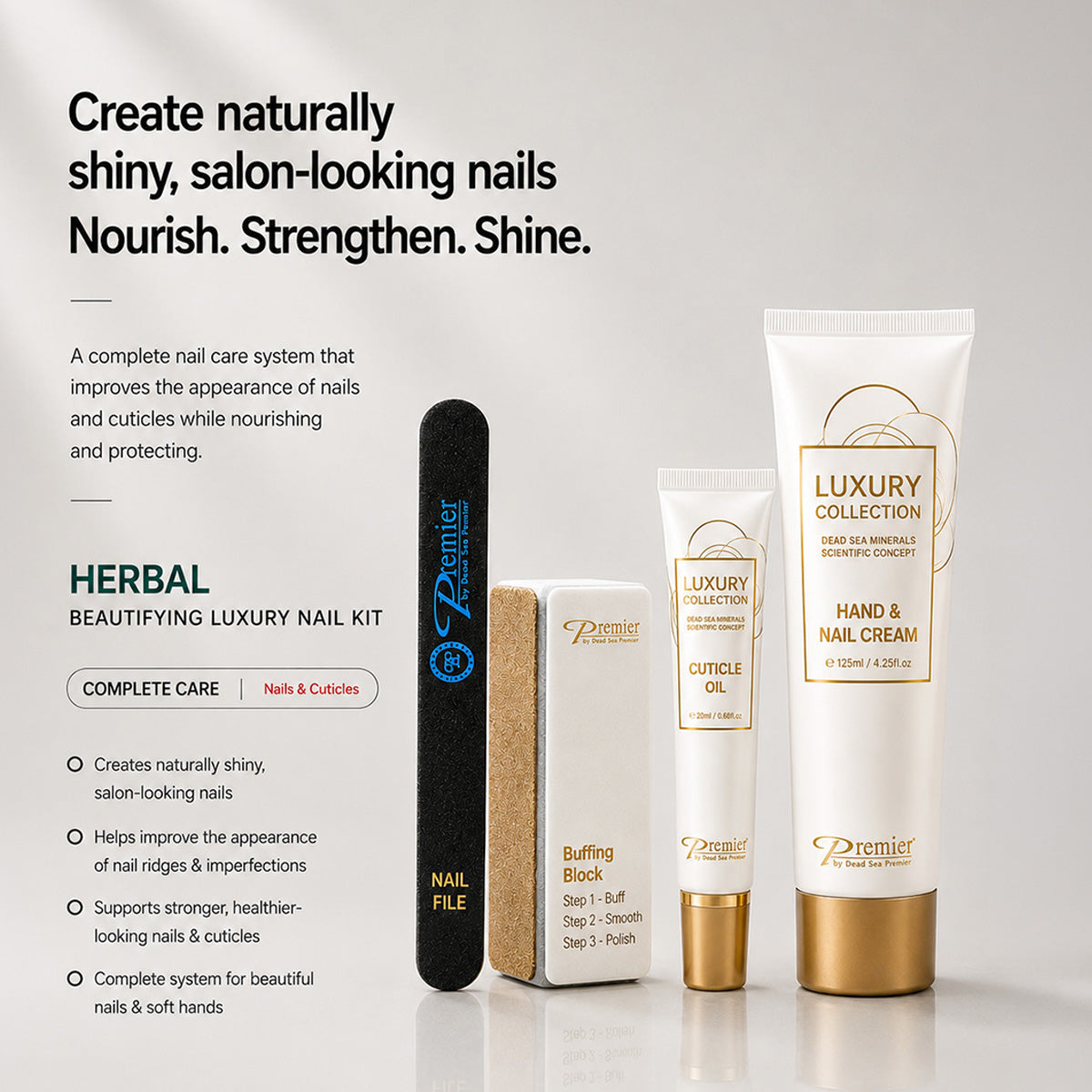 Beautifying Luxury Nail Kit - Herbal