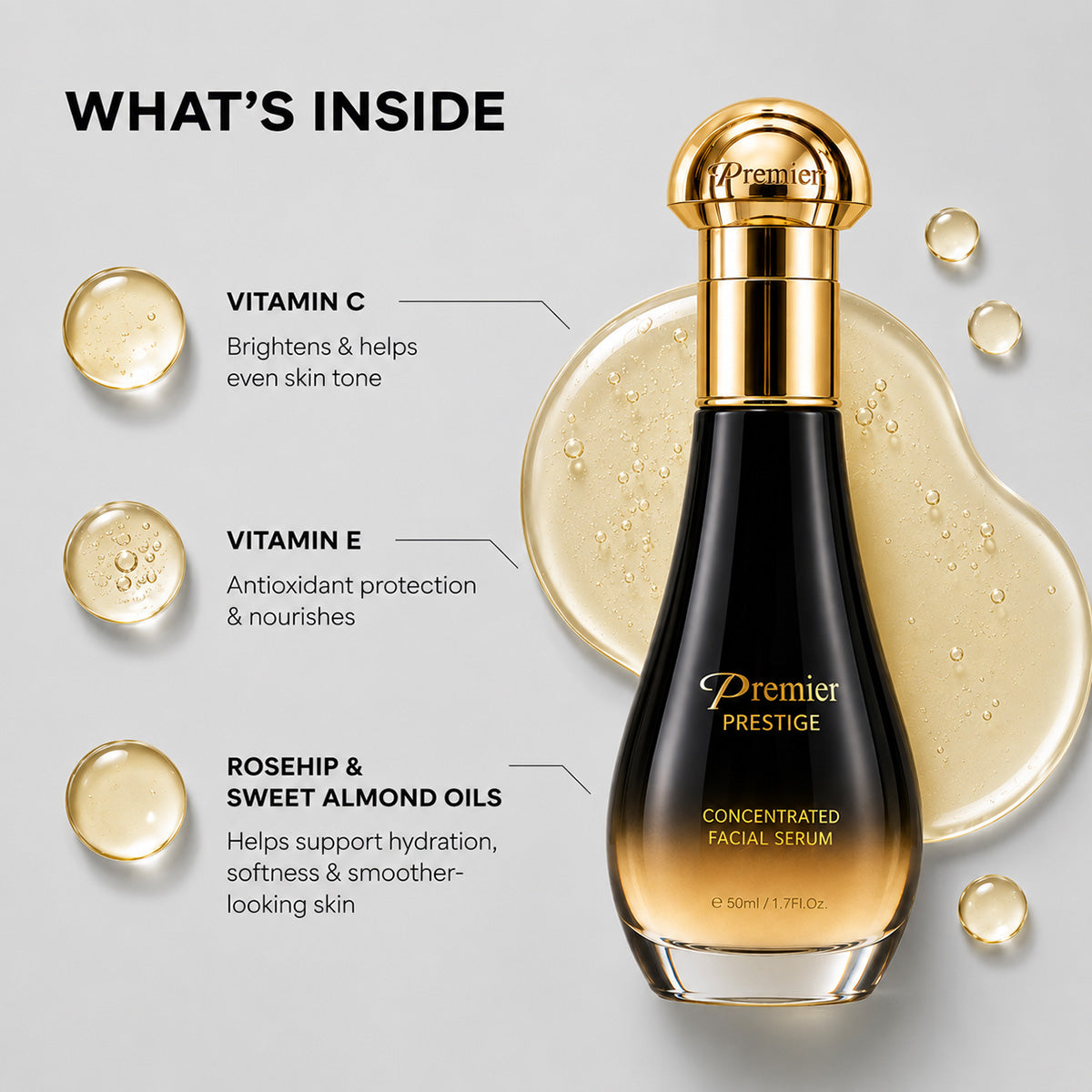 Prestige Concentrated Facial Serum With Vitamins C & E